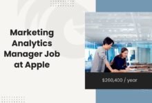 Marketing Analytics Manager Job at Apple: $260,400 / year