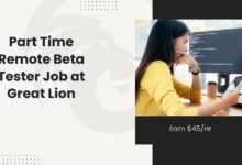 Part Time Remote Beta Tester Job at Great Lion: Earn $45/Hr