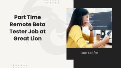 Part Time Remote Beta Tester Job at Great Lion: Earn $45/Hr